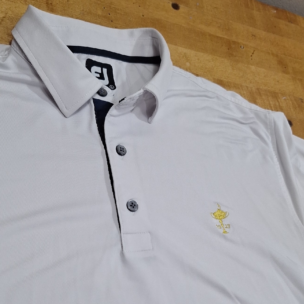 FootJoy White Polo with Ryder Cup Logo